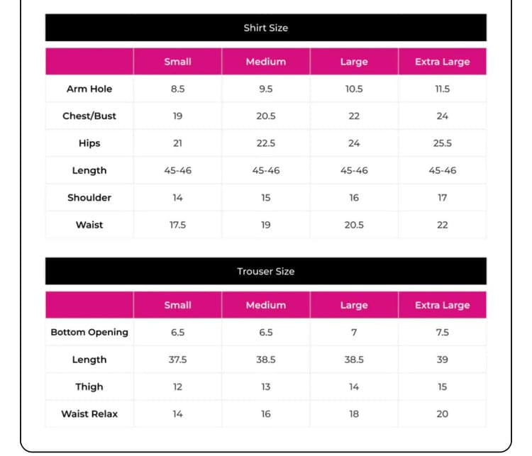 Size Guide