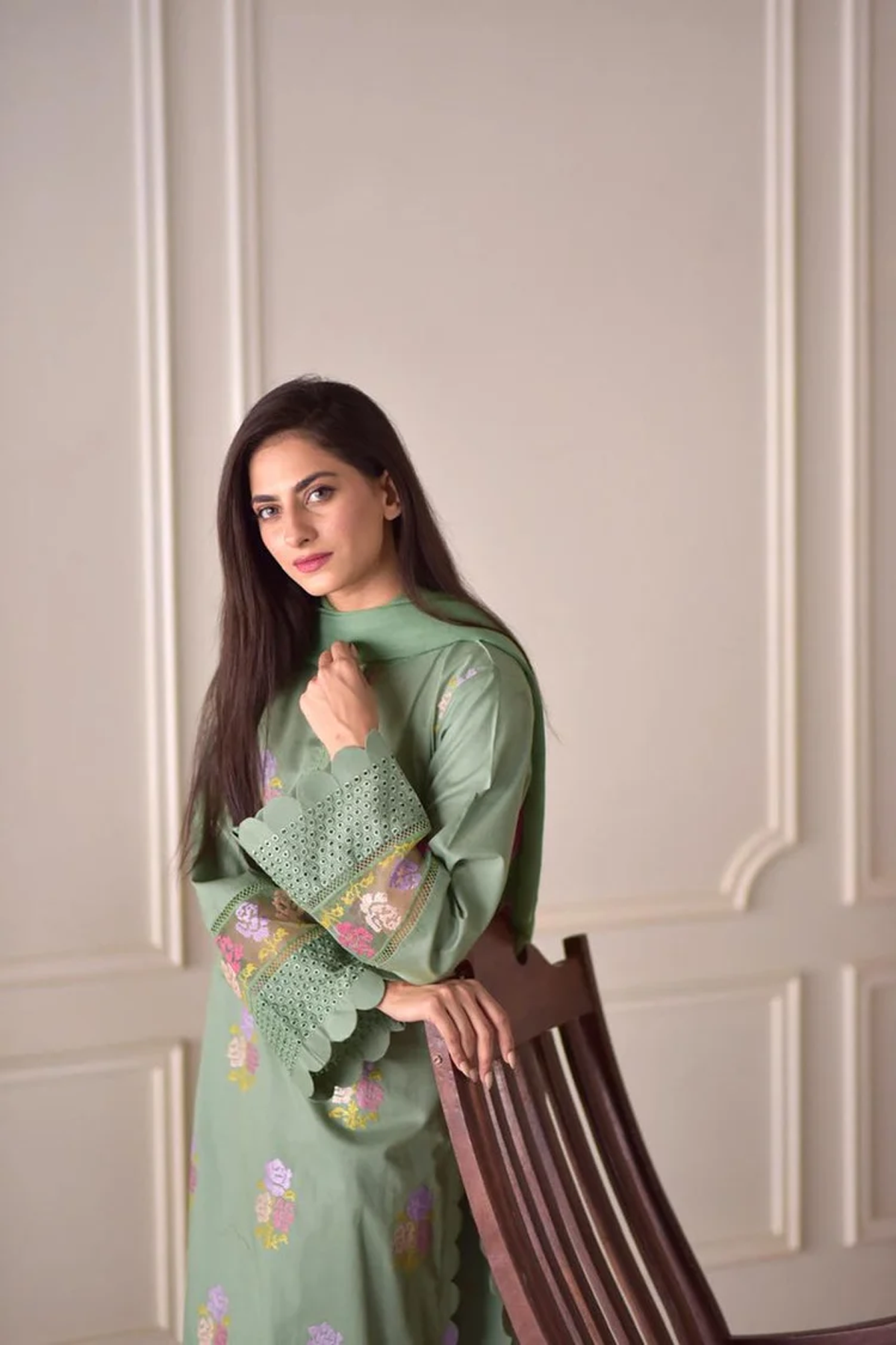 Sage Bloom Luxury Cotton Set