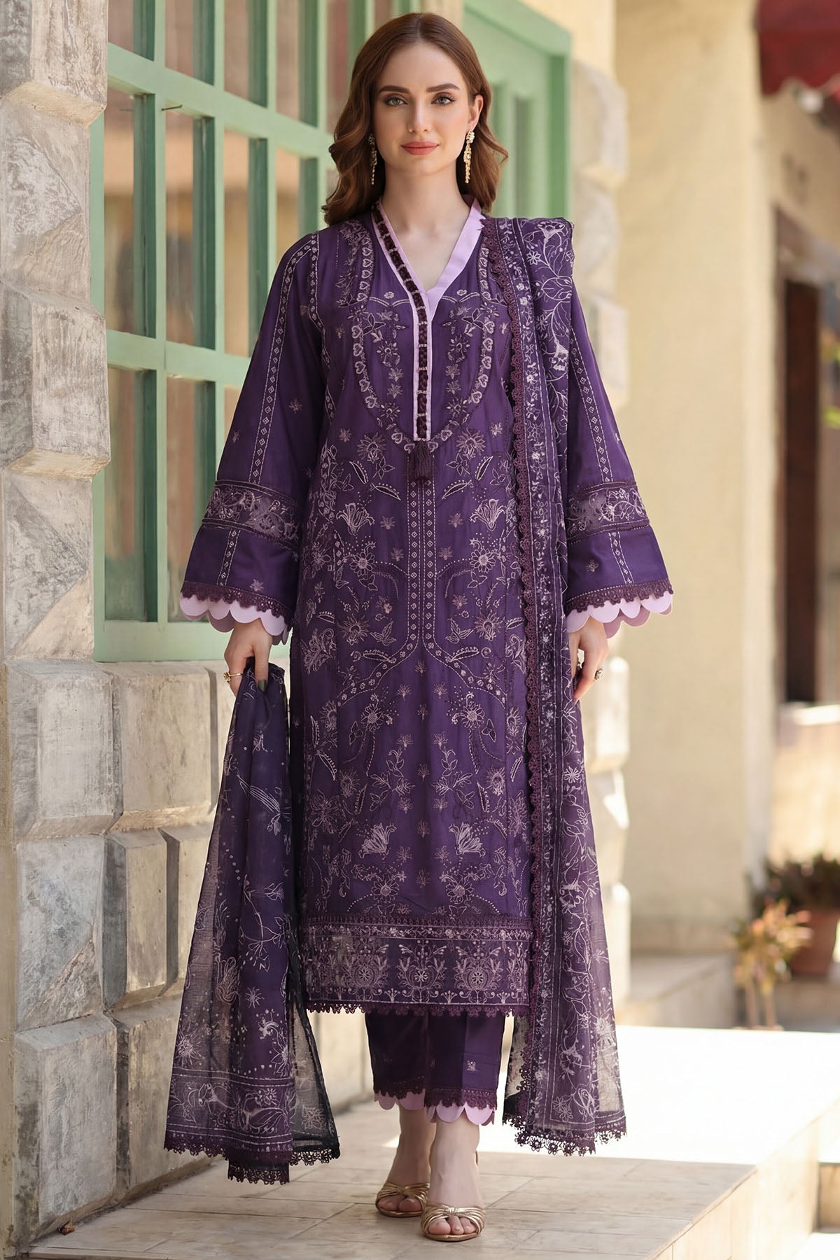 Motifz 5859-EVA EMBROIDERED LAWN UNSTITCHED