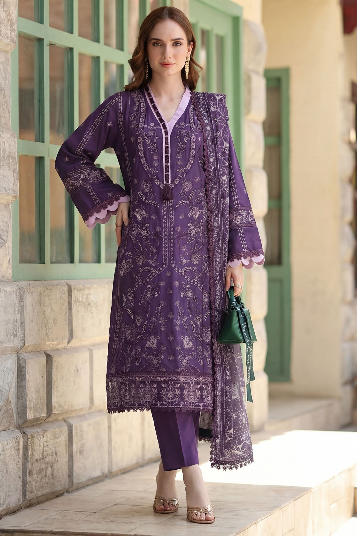 Motifz 5859-EVA EMBROIDERED LAWN UNSTITCHED