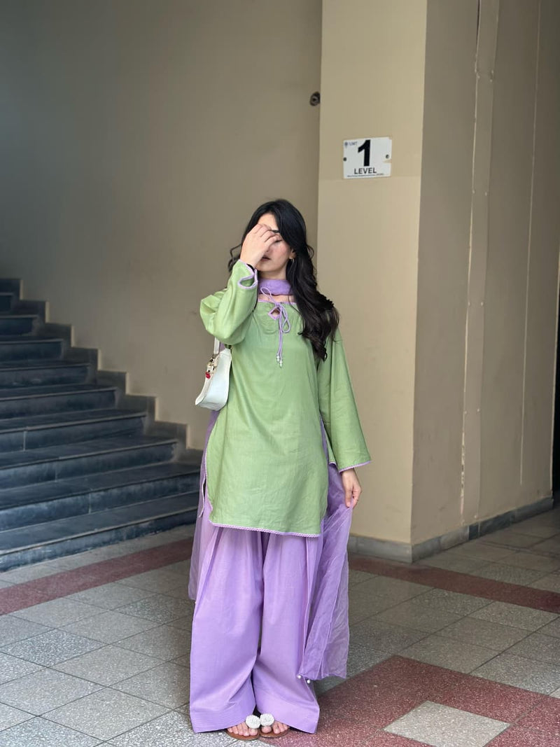 Pistachio & Lavender Luxe Suit