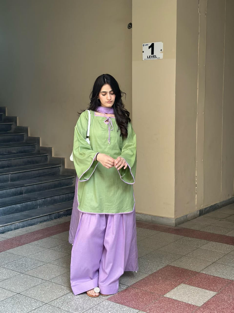 Pistachio & Lavender Luxe Suit