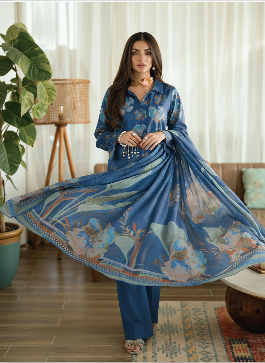 Lala Velvet Navy