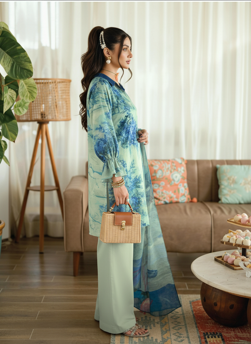 Lala Icy Blue Bloom