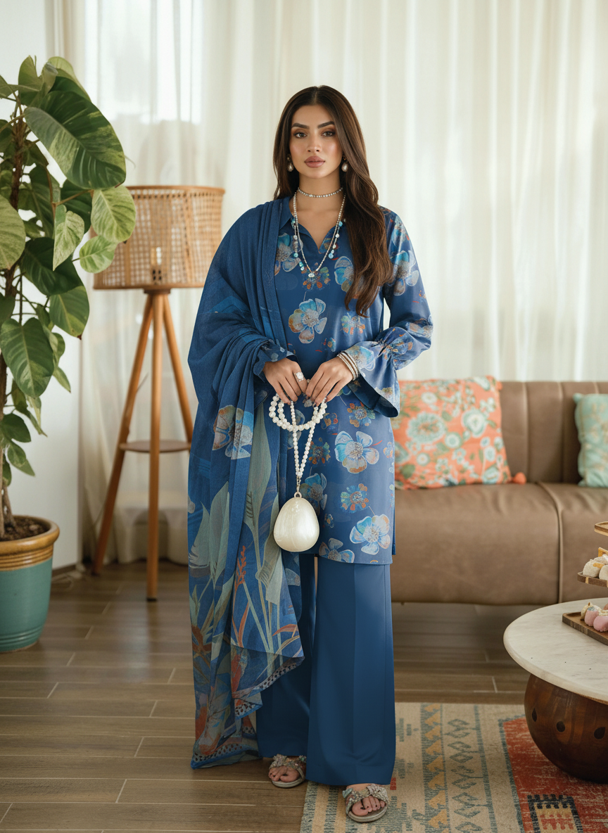 Lala Velvet Navy